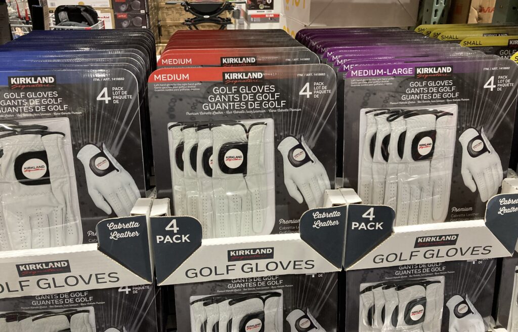 コストコ カークランドシグネチャー ゴルフグローブ 評価/感想 安いのに高級！ ゴルフとスキー！！＠北海道